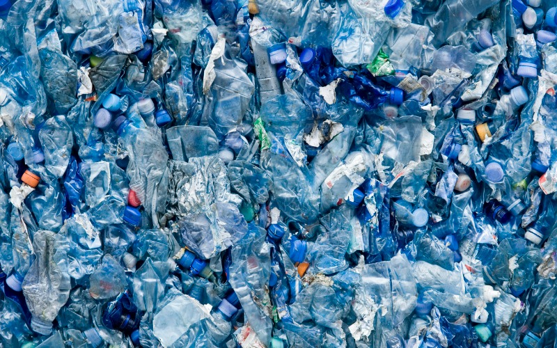 tipos de plásticos PET reciclaje botellas